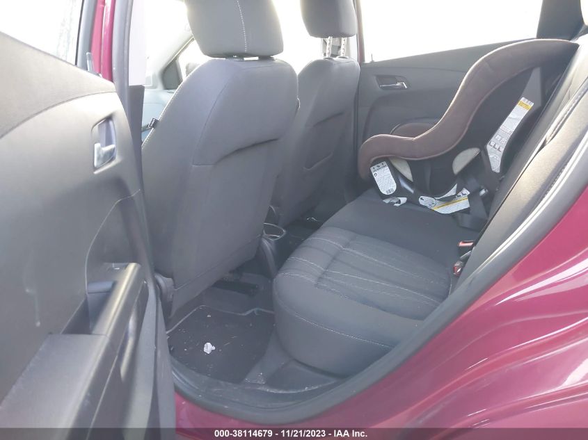 2014 CHEVROLET SONIC LT AUTO - 1G1JC6SG0E4117238