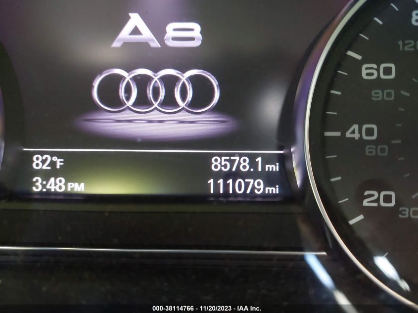 2016 AUDI A8 L 4.0T SPORT WAU43AFD1GN019885