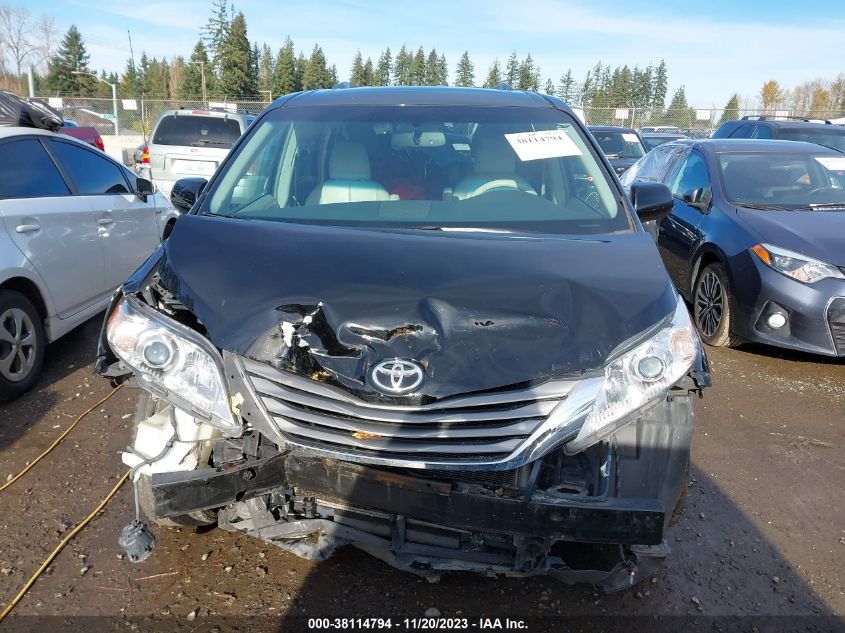 2014 TOYOTA SIENNA XLE V6 8 PASSENGER - 5TDYK3DC1ES409289