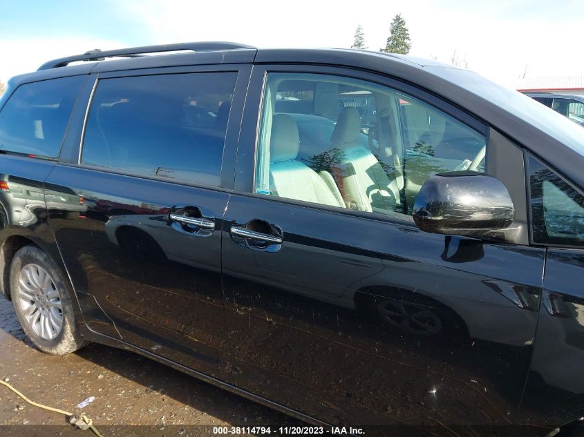 2014 TOYOTA SIENNA XLE V6 8 PASSENGER - 5TDYK3DC1ES409289