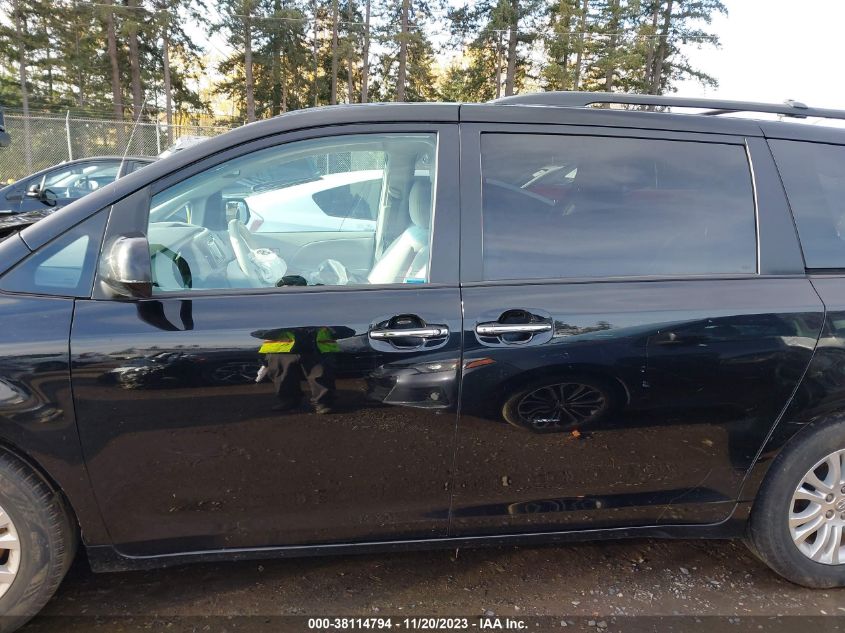 2014 TOYOTA SIENNA XLE V6 8 PASSENGER - 5TDYK3DC1ES409289