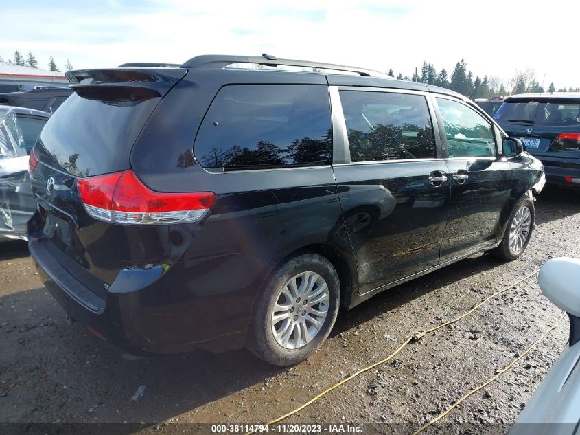 2014 TOYOTA SIENNA XLE V6 8 PASSENGER - 5TDYK3DC1ES409289