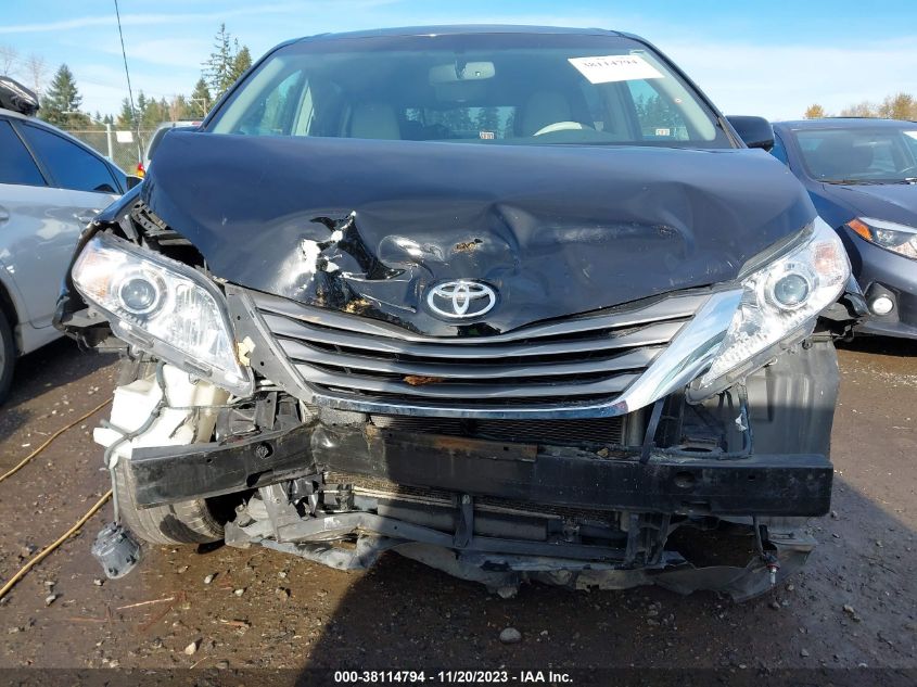 2014 TOYOTA SIENNA XLE V6 8 PASSENGER - 5TDYK3DC1ES409289