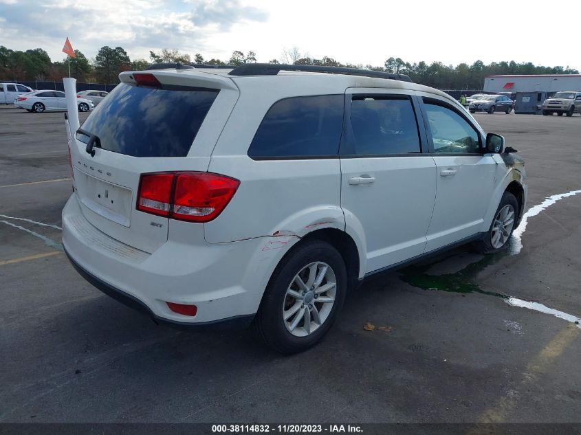 2016 DODGE JOURNEY SXT - 3C4PDCBB3GT205781