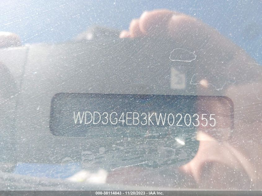 2019 MERCEDES-BENZ A 220 - WDD3G4EB3KW020355