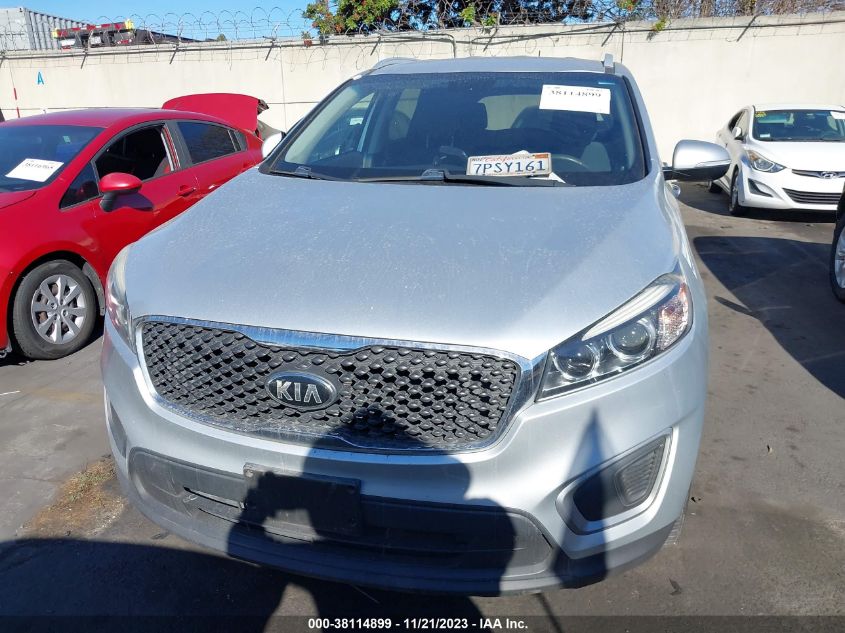 2016 KIA SORENTO 2.4L LX - 5XYPG4A32GG117948