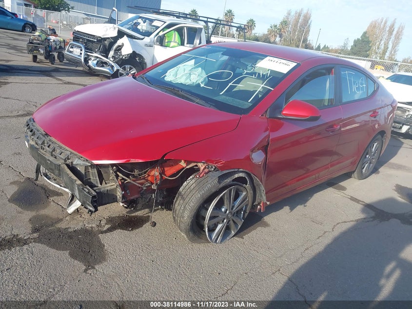 VIN 5NPD84LF4HH191602 2017 HYUNDAI ELANTRA SE/VALUE/LIMITED