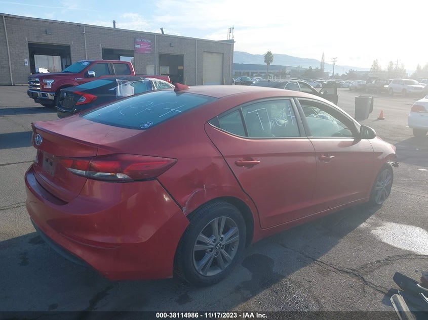 VIN 5NPD84LF4HH191602 2017 HYUNDAI ELANTRA SE/VALUE/LIMITED