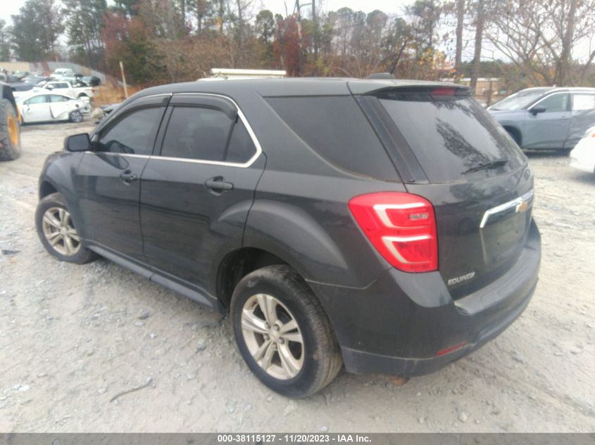 2017 CHEVROLET EQUINOX LS - 2GNALBEK3H1601556