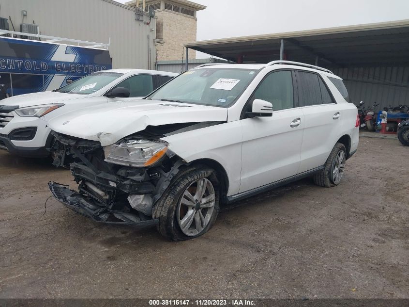 2015 MERCEDES-BENZ ML 350 4MATIC - 4JGDA5HB4FA532612