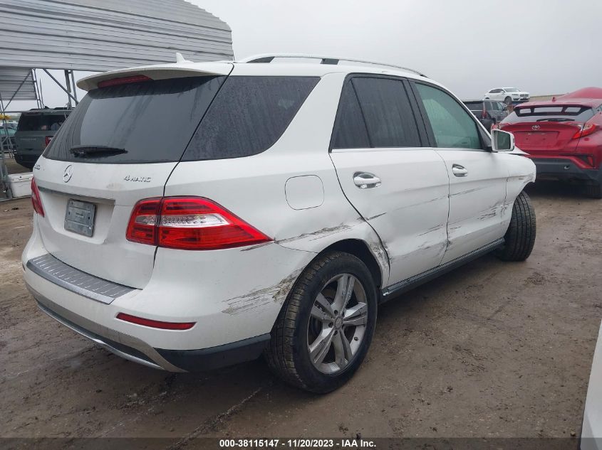 2015 MERCEDES-BENZ ML 350 4MATIC - 4JGDA5HB4FA532612