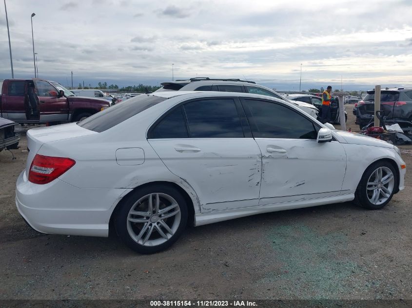 2014 MERCEDES-BENZ C 250 SPORT/LUXURY - WDDGF4HB6ER314691