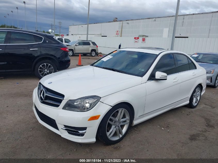 2014 MERCEDES-BENZ C 250 SPORT/LUXURY - WDDGF4HB6ER314691