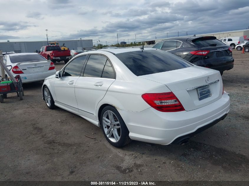 2014 MERCEDES-BENZ C 250 SPORT/LUXURY - WDDGF4HB6ER314691