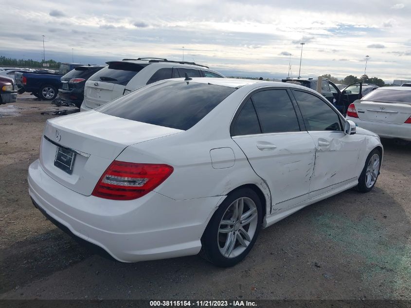 2014 MERCEDES-BENZ C 250 SPORT/LUXURY - WDDGF4HB6ER314691