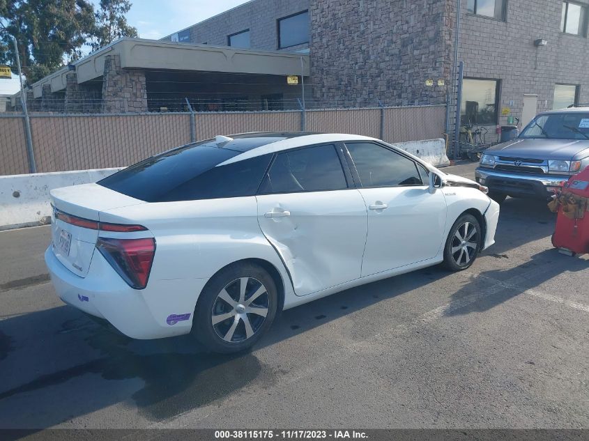 VIN JTDBVRBD1KA005672 Toyota Mirai   2019 4