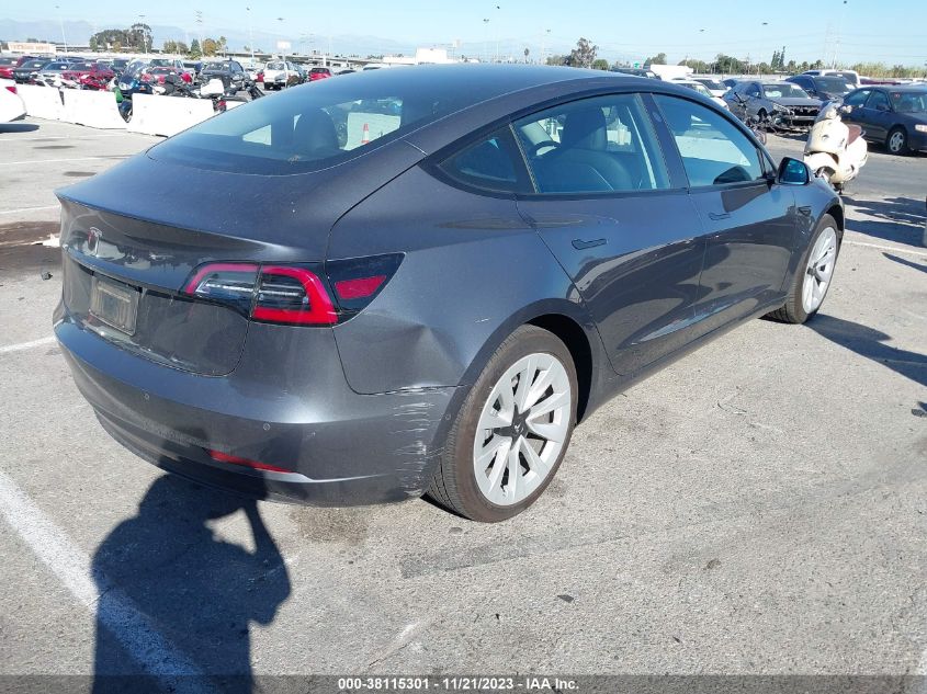 2022 TESLA MODEL 3 REAR-WHEEL DRIVE - 5YJ3E1EA2NF357999