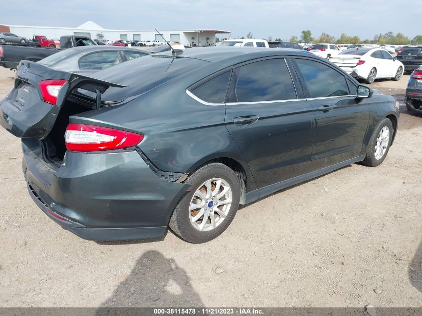 2015 FORD FUSION S - 3FA6P0G78FR132057