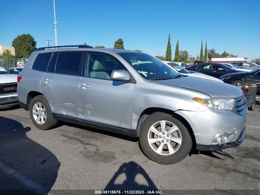 2013 TOYOTA HIGHLANDER SE V6 - 5TDZK3EH9DS110999