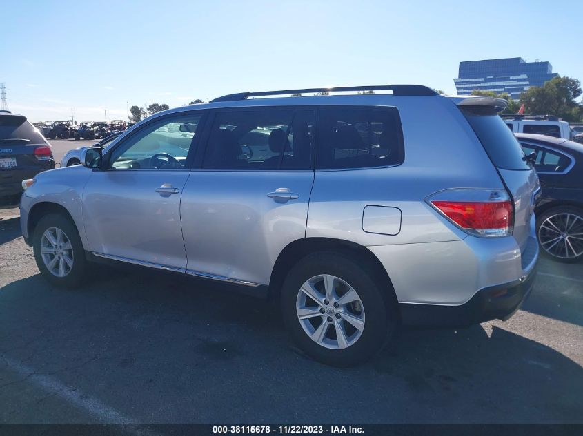 2013 TOYOTA HIGHLANDER SE V6 - 5TDZK3EH9DS110999