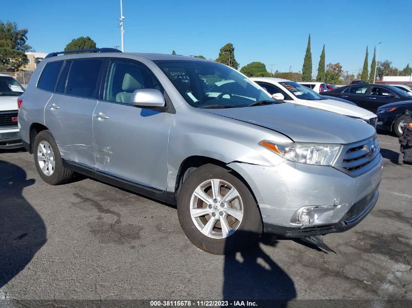 2013 TOYOTA HIGHLANDER SE V6 - 5TDZK3EH9DS110999