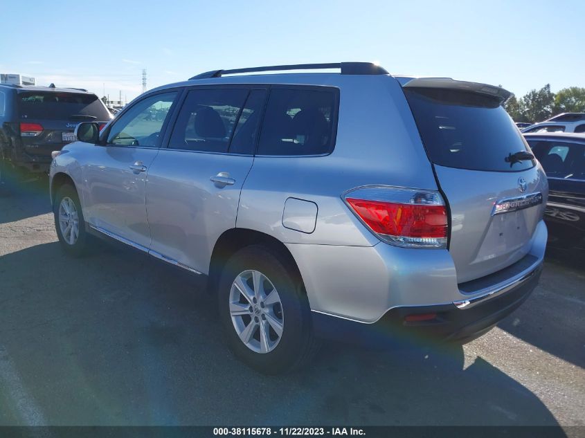 2013 TOYOTA HIGHLANDER SE V6 - 5TDZK3EH9DS110999