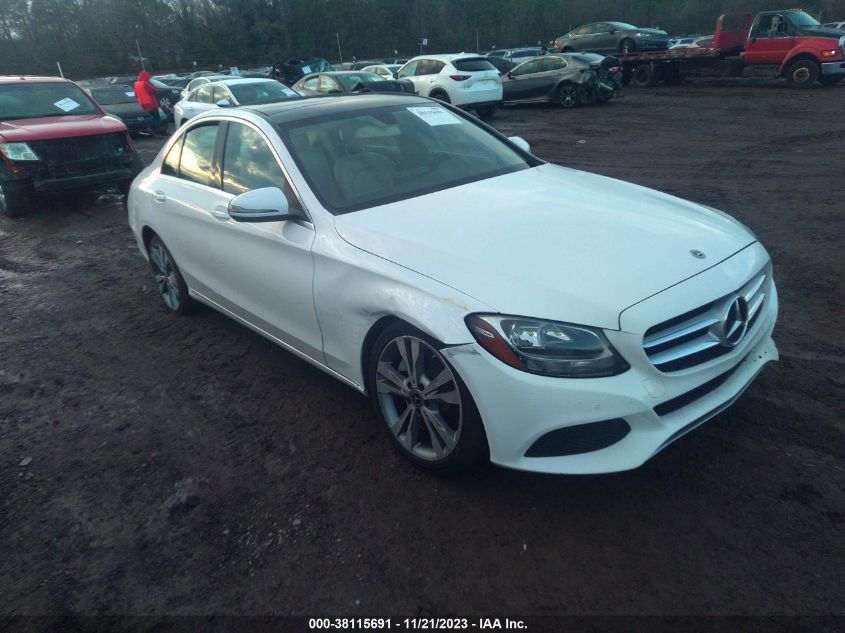 2018 MERCEDES-BENZ C 300 - WDDWF4JB8JR350043