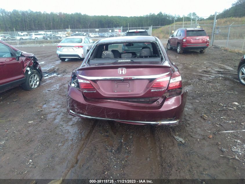 2016 HONDA ACCORD SPORT - 1HGCR2F51GA077399