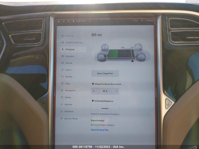 2015 TESLA MODEL S 60/70/85 - 5YJSA1H14FFP69698