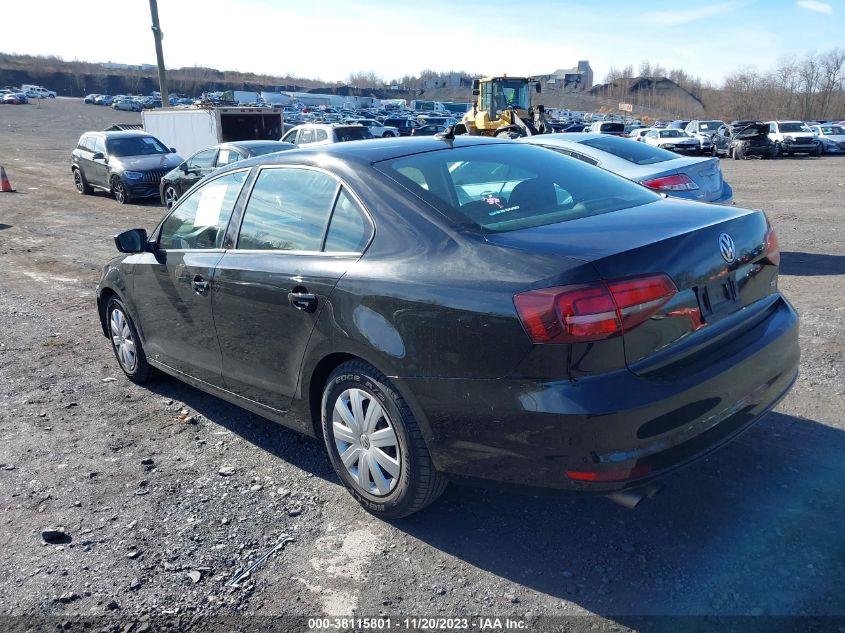 2016 VOLKSWAGEN JETTA SEDAN 1.4T S W/TECHNOLOGY - 3VW267AJXGM312032