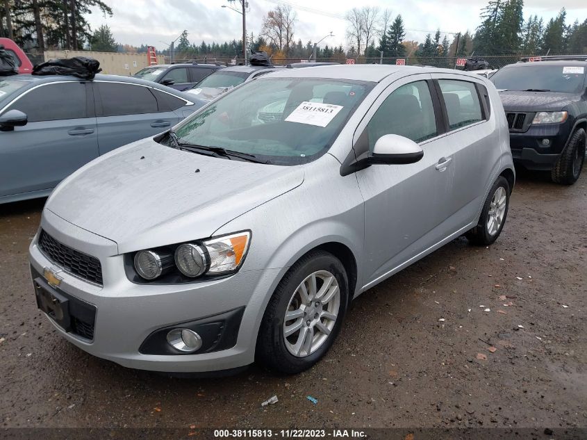 2015 CHEVROLET SONIC LT AUTO - 1G1JC6SGXF4131519