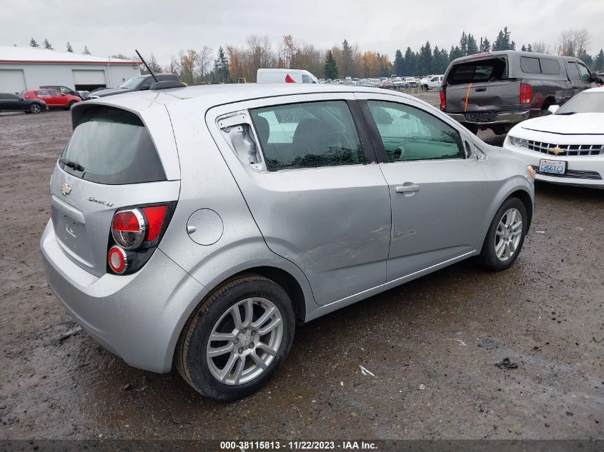 2015 CHEVROLET SONIC LT AUTO - 1G1JC6SGXF4131519