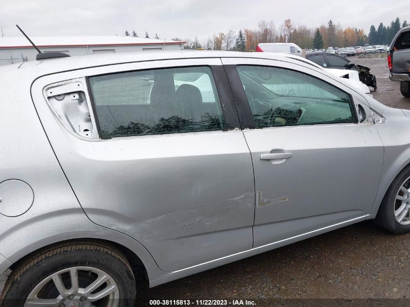 2015 CHEVROLET SONIC LT AUTO - 1G1JC6SGXF4131519