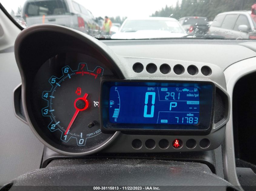 2015 CHEVROLET SONIC LT AUTO - 1G1JC6SGXF4131519