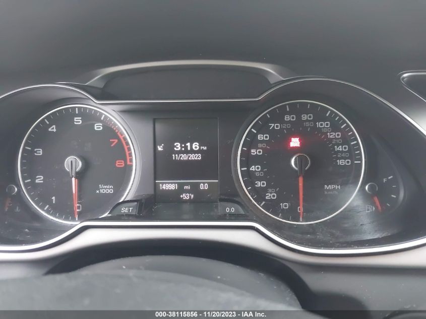 2013 AUDI A4 2.0T PREMIUM - WAUEFAFL4DN023346