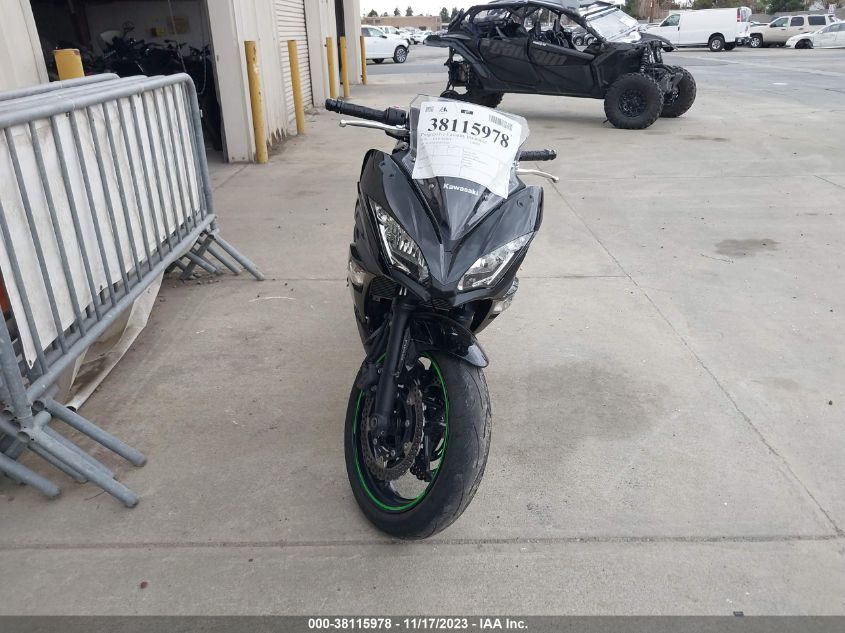 VIN JKAEXEK18KDA32420 2019 KAWASAKI EX650 F