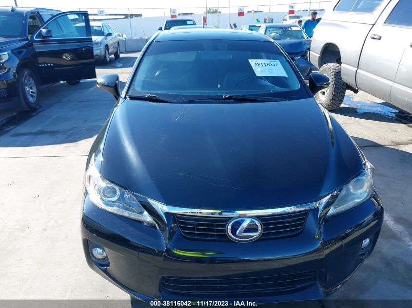 2013 LEXUS CT 200H HYBRID - JTHKD5BH4D2169511