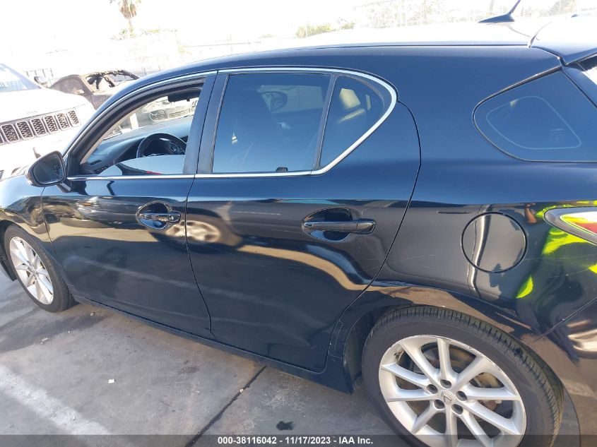 2013 LEXUS CT 200H HYBRID - JTHKD5BH4D2169511