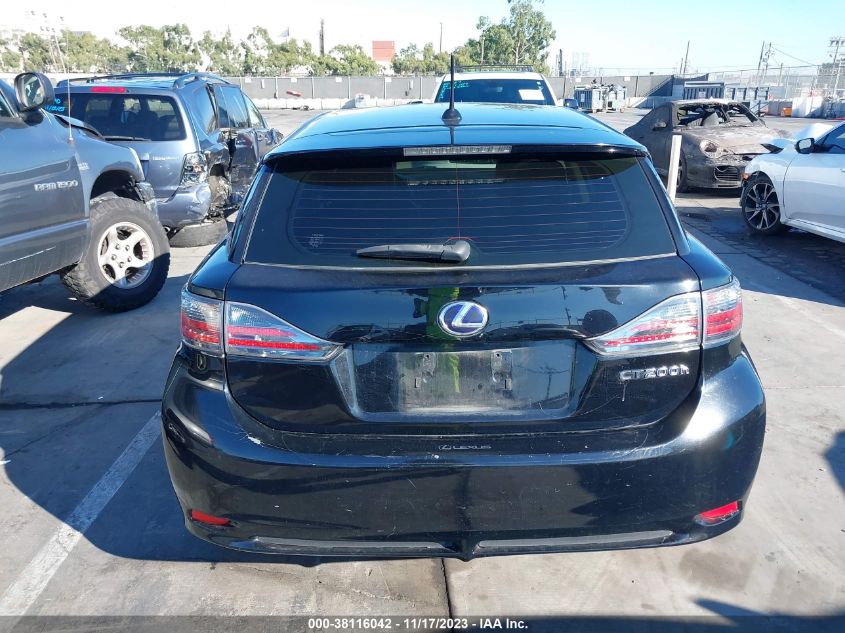 2013 LEXUS CT 200H HYBRID - JTHKD5BH4D2169511