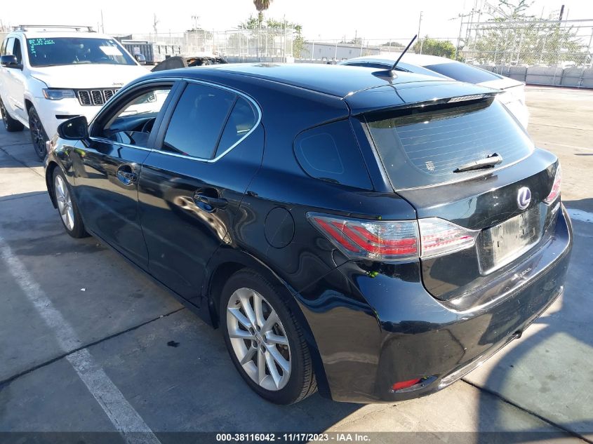 2013 LEXUS CT 200H HYBRID - JTHKD5BH4D2169511
