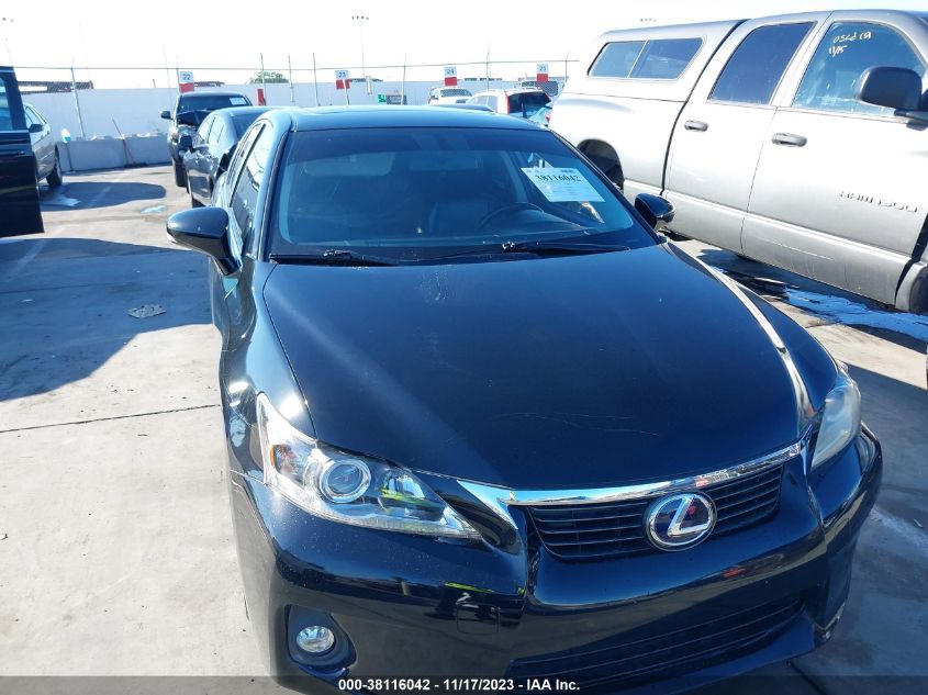 2013 LEXUS CT 200H HYBRID - JTHKD5BH4D2169511