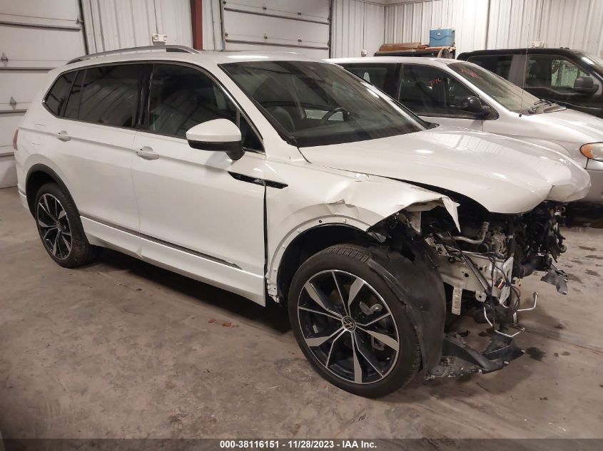 3VV4B7AX7NM103552 VOLKSWAGEN TIGUAN 2.0T SEL R-LINE 2022