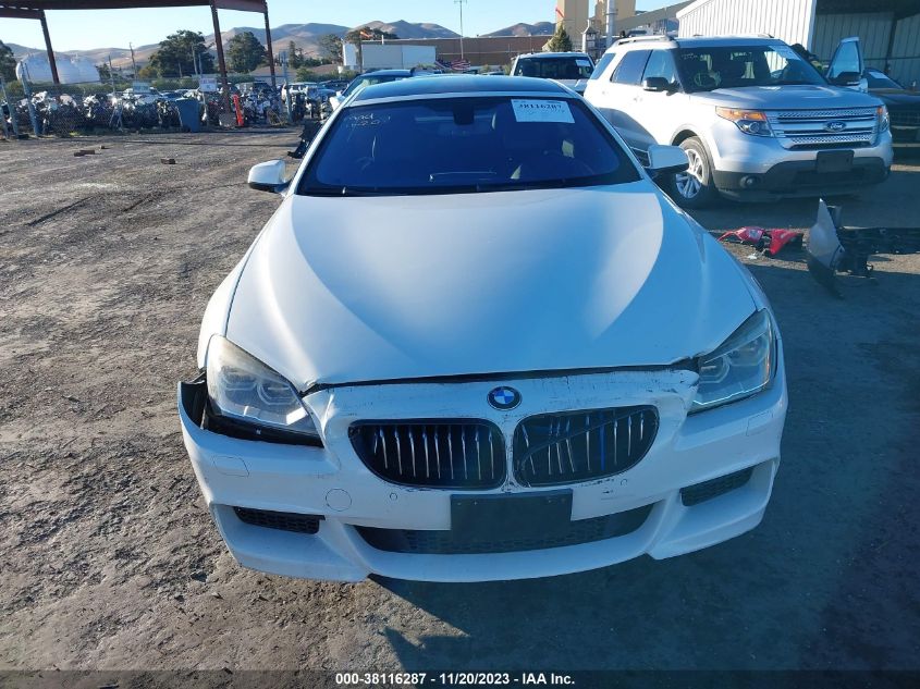 2013 BMW 6 SERIES 650I WBA6B2C54DD128373