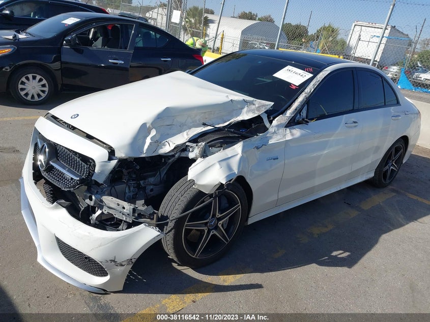 VIN 55SWF6EB7HU221757 2017 MERCEDES-BENZ AMG C 43 4MATIC
