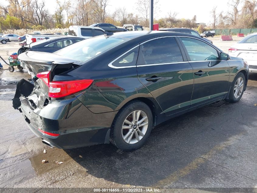 2015 HYUNDAI SONATA 2.4L SE - 5NPE24AF5FH227819