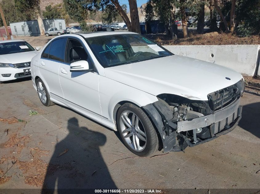 2014 MERCEDES-BENZ C 250 SPORT/LUXURY - WDDGF4HB7EG188725