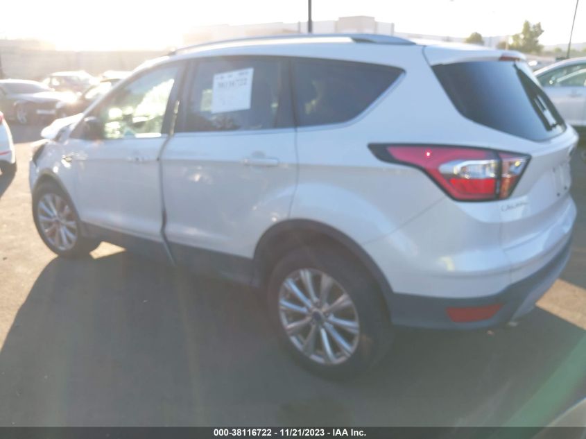 2017 FORD ESCAPE TITANIUM - 1FMCU0JD4HUD12132