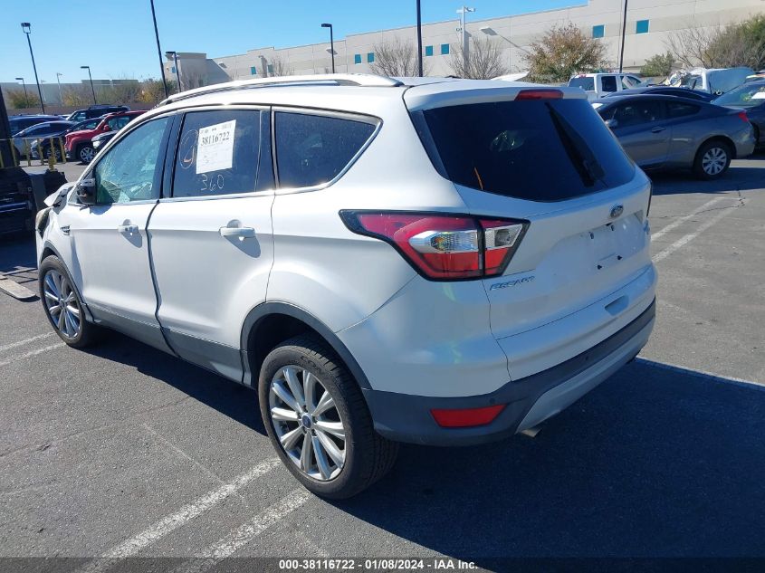 2017 FORD ESCAPE TITANIUM - 1FMCU0JD4HUD12132