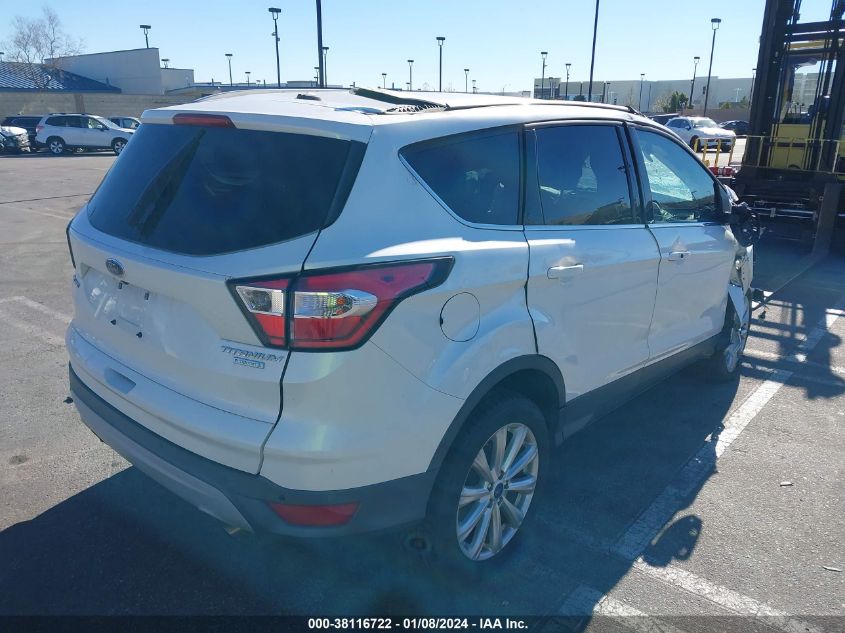 2017 FORD ESCAPE TITANIUM - 1FMCU0JD4HUD12132