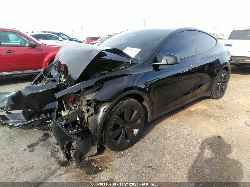 VIN 7SAYGAEE1PF743337 2023 TESLA MODEL Y